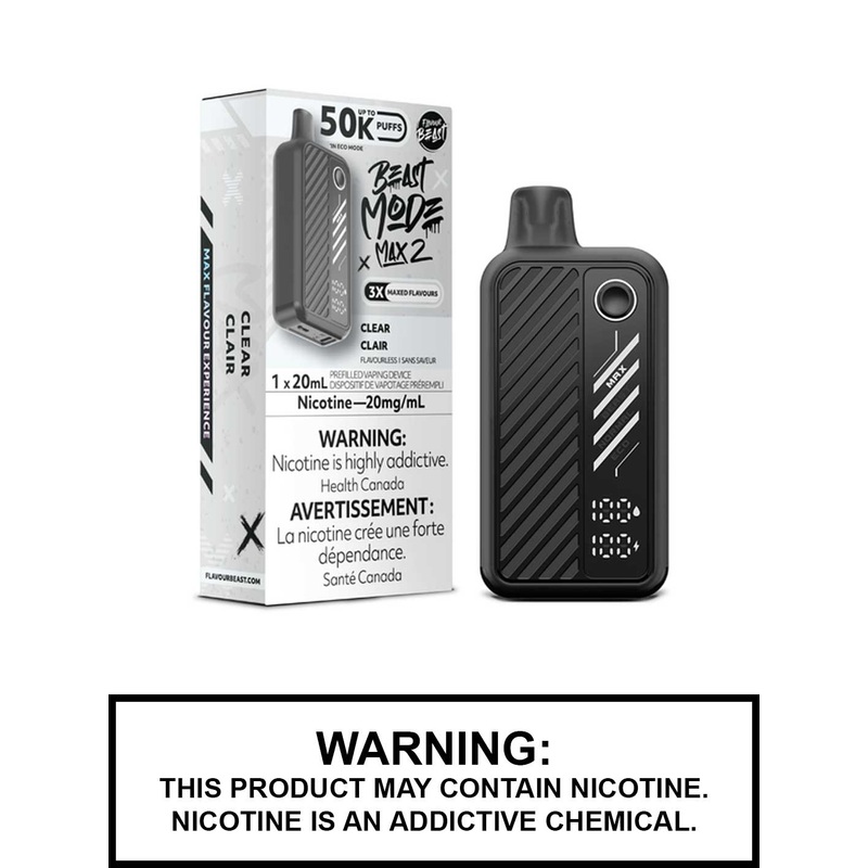 Clear Flavour Beast Beast Mode Max 2 Disposable Vape