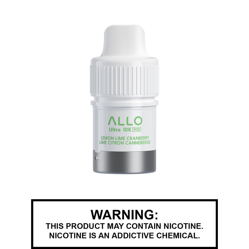 Lemon Lime Cranberry Allo Ultra 10K Pods