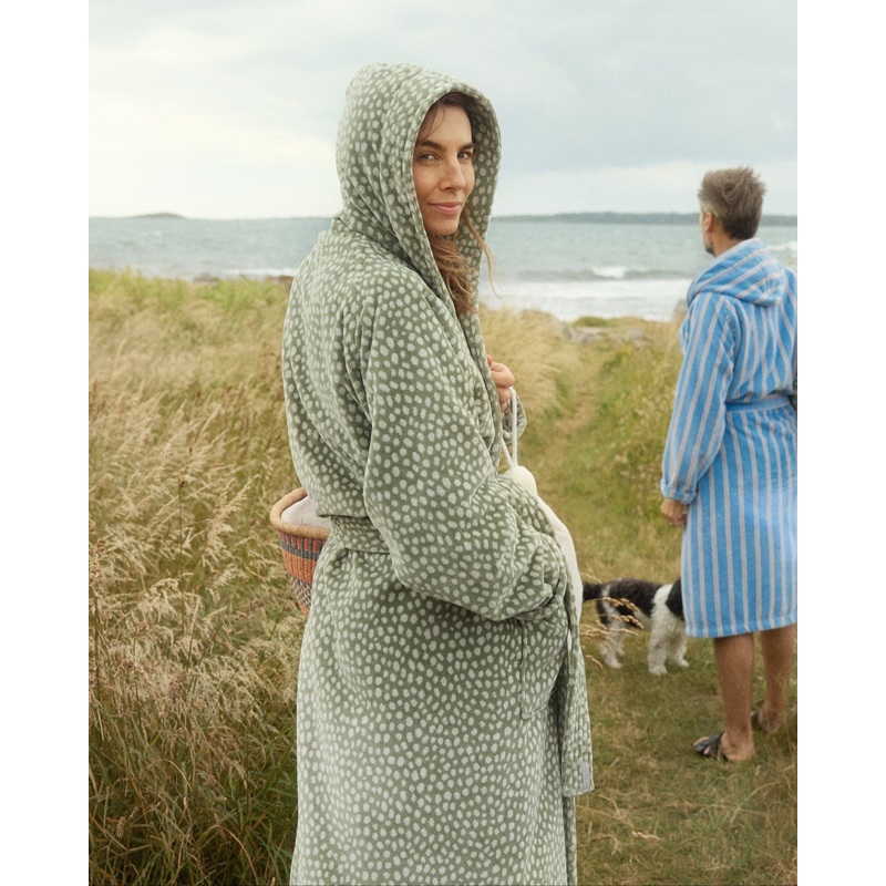 Pelle Vvare x Cathy Nordstrm Bathrobe – Spotty Sage