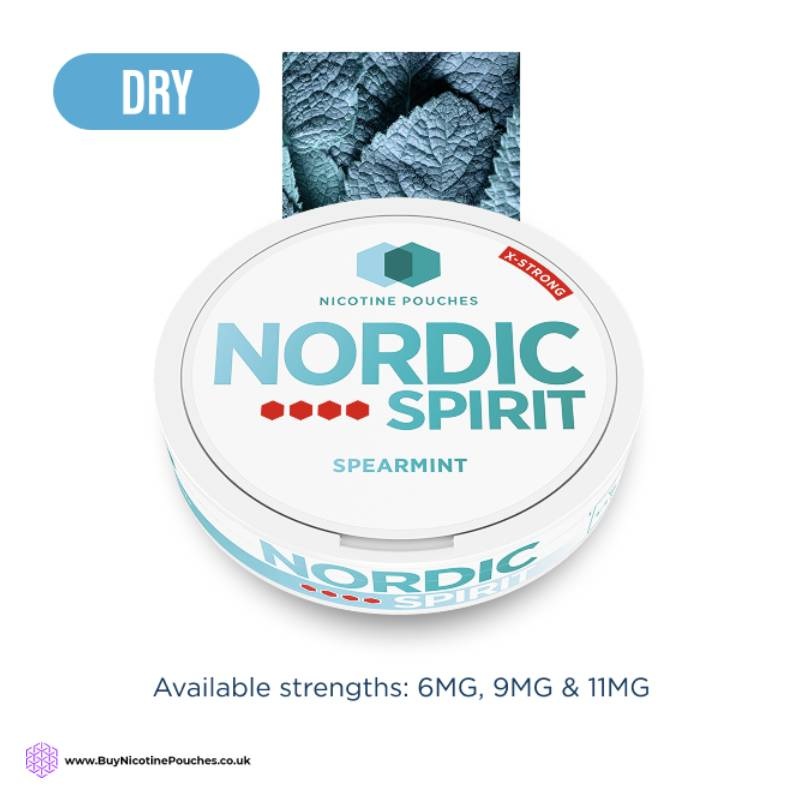 Spearmint Nicotine Pouches by Nordic Spirit