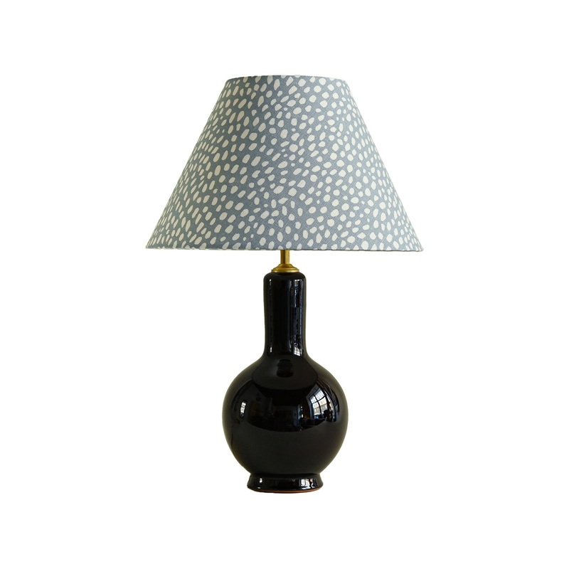 Spotty Dove Blue Lampshade – Medium