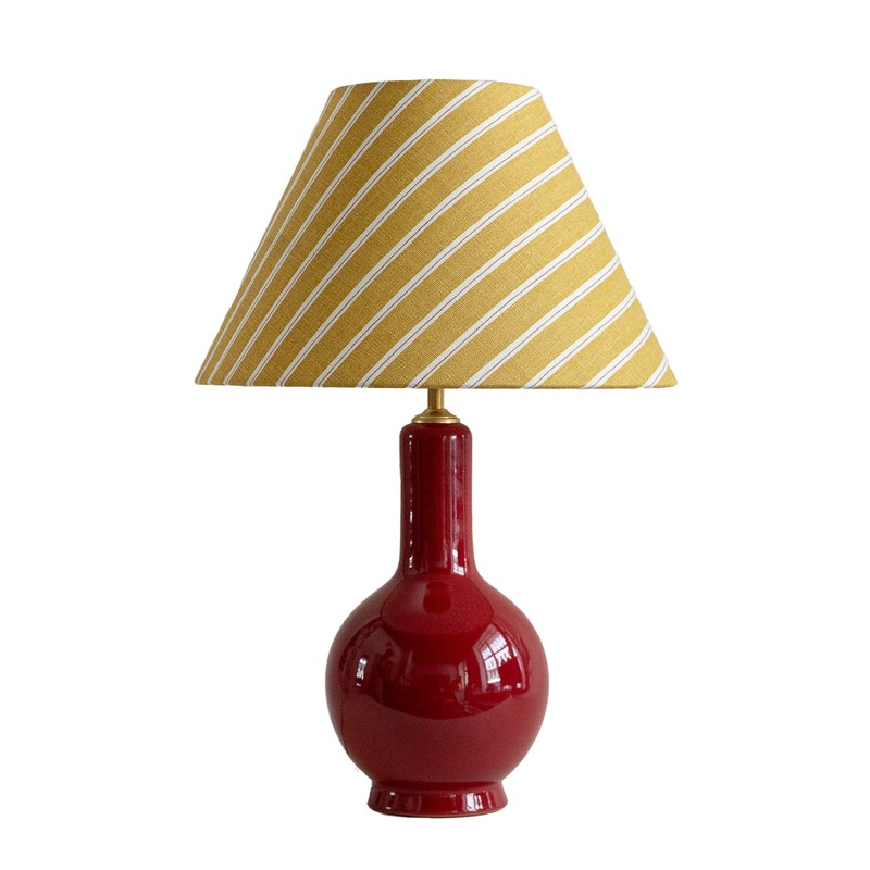 Stig Mustard Lampshade – Medium