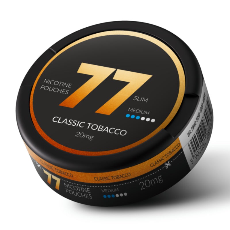 77 Classic Tobacco Nicotine Pouches