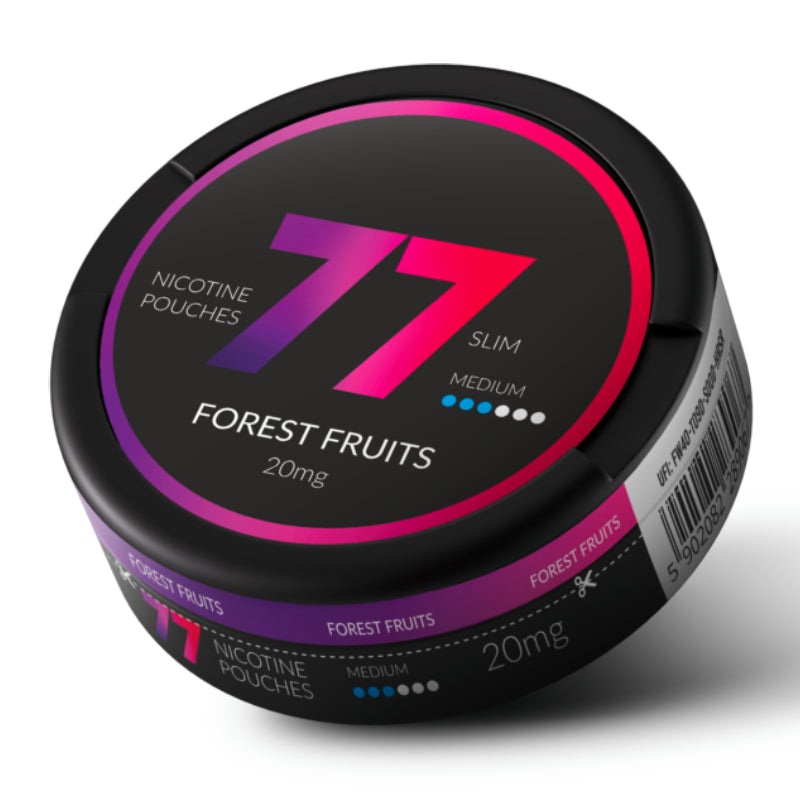 77 Forest Fruits Nicotine Pouches By 77