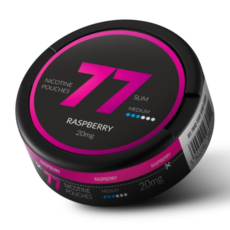 77 Raspberry Nicotine Pouches