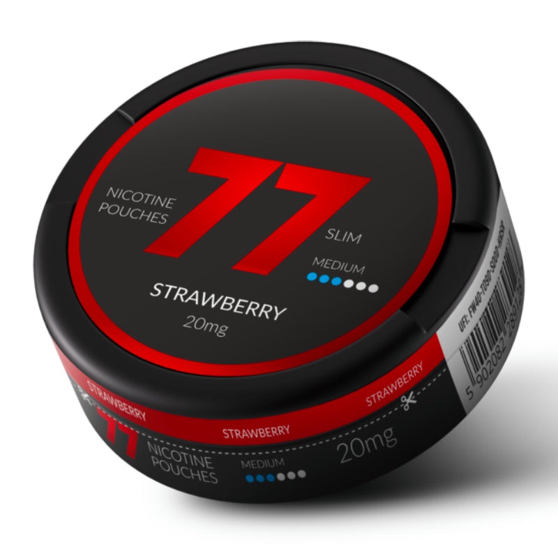 77 Strawberry Nicotine Pouches
