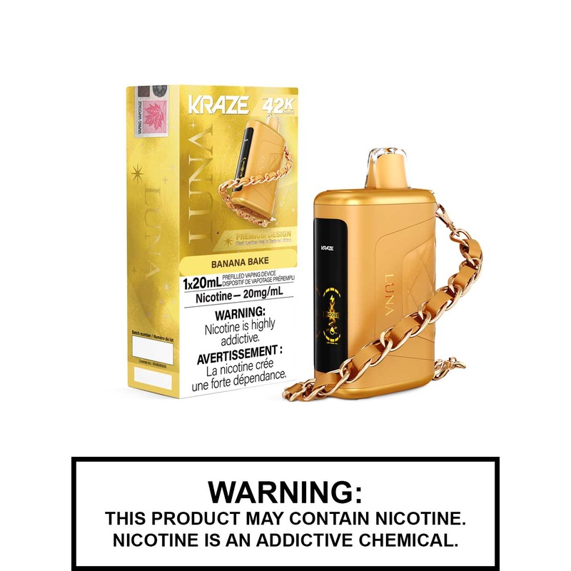 Banana Bake Kraze Luna Disposable Vape