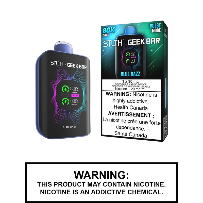 Blue Razz STLTH x Geek Bar 80K Disposable Vape