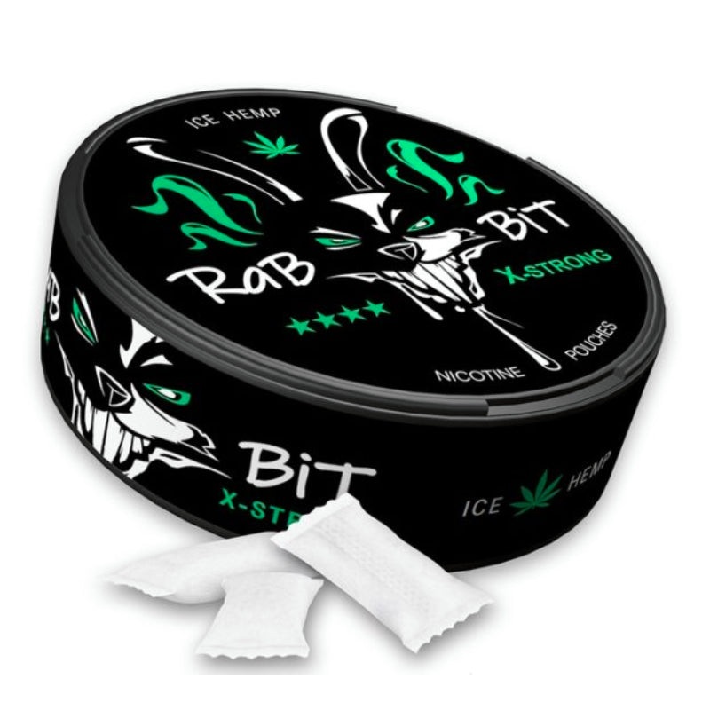 Ice Hemp Rabbit Nicotine Pouches by Rabbit