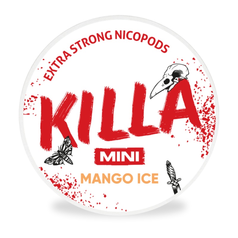 Mini Mango Ice Nicotine Pouches by Killa