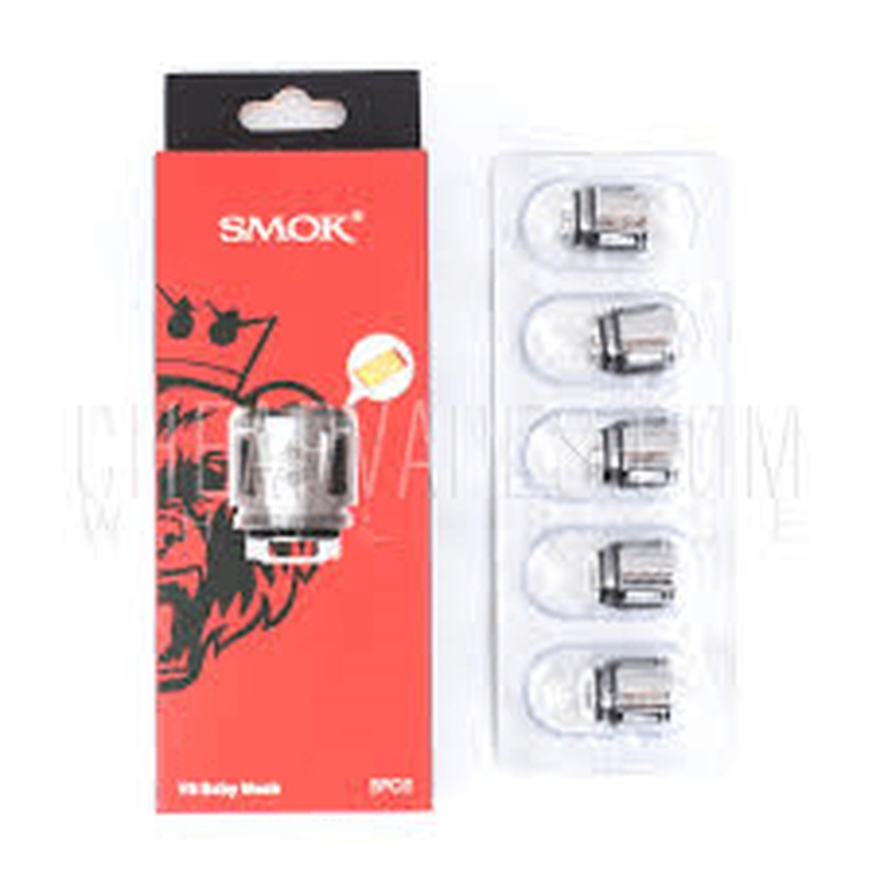 Smok V8 Baby Coils|V8 Baby Strip 5/Pack|V8 Baby Q4 5/Pack|V8 Baby – M2 0.15 Ohms 5/Pack|V8 Baby X4|V8-T10|V8 Baby M2 0.25 Ohms 5/pack