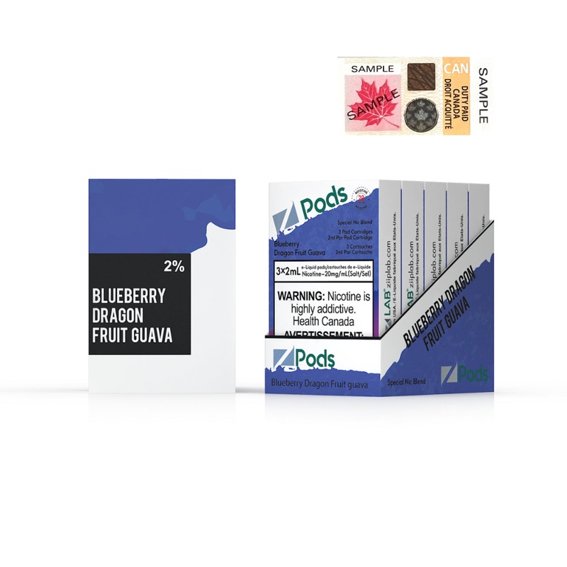 Zpods STLTH Compatible – Blueberry Dragon Fruit Guava