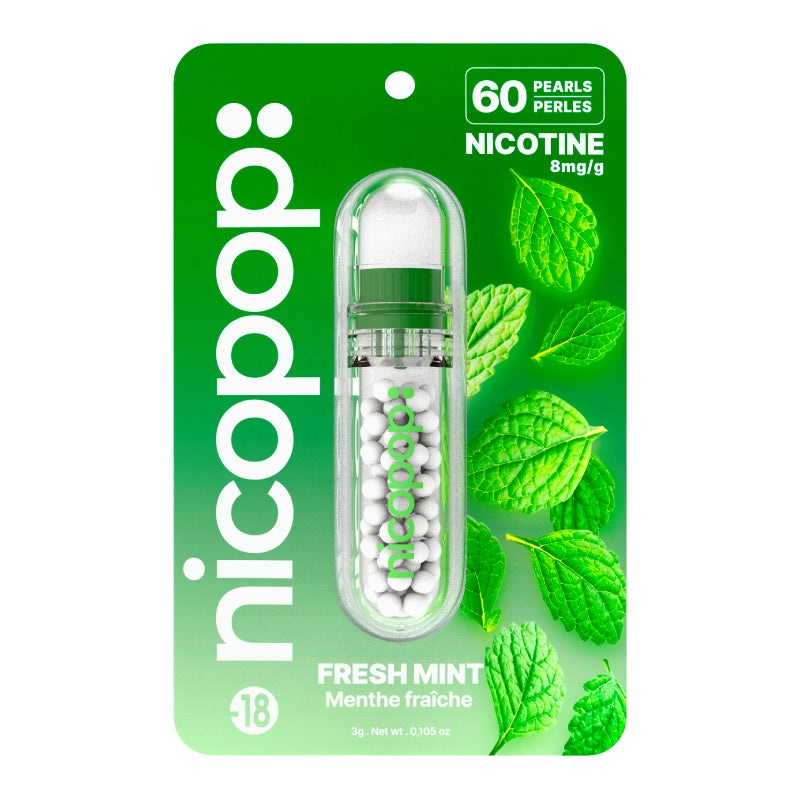 Fresh Mint Nicotine Pearls by Nicopop