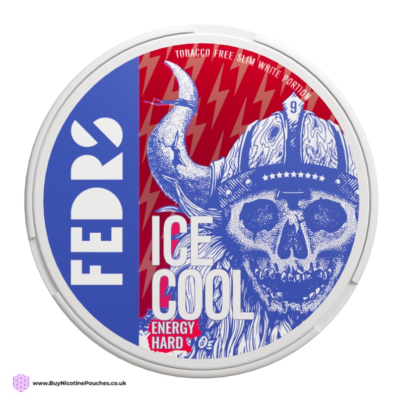 Ice Cool Energy Hard Nicotine Pouches by FEDRS