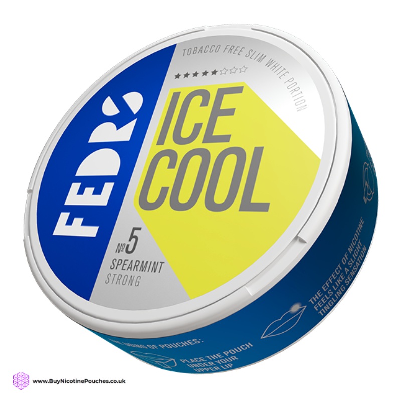 Ice Cool Spearmint Nicotine Pouches by FEDRS