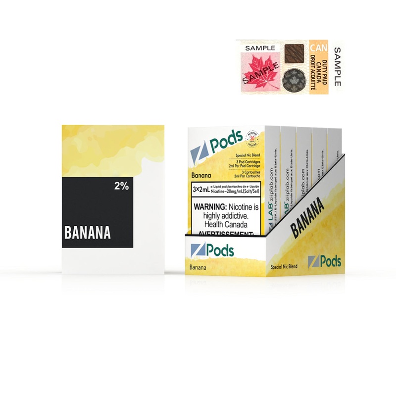 Zpods STLTH Compatible – Banana