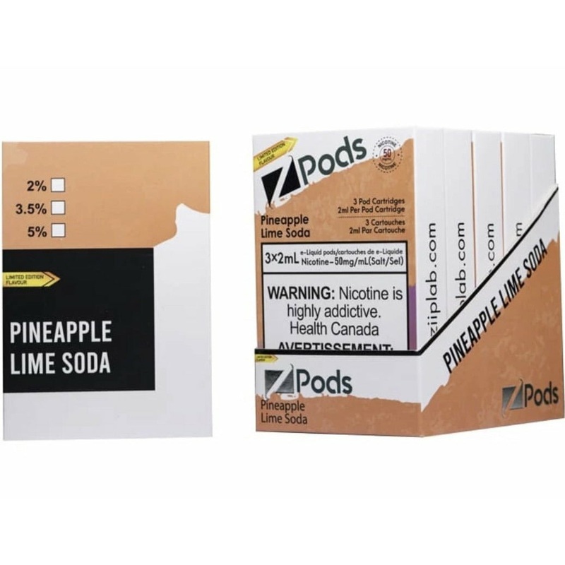 Zpods STLTH Compatible –  Pineapple Lime Soda