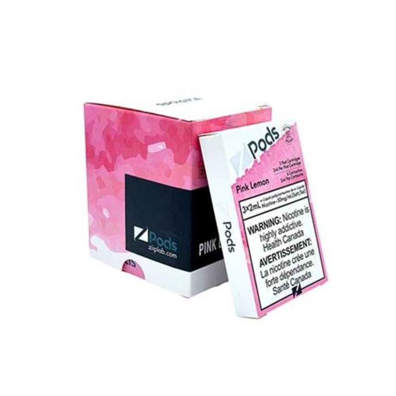 Zpods STLTH Compatible – Pink Lemon – 50 MG Synthetic Nicotine