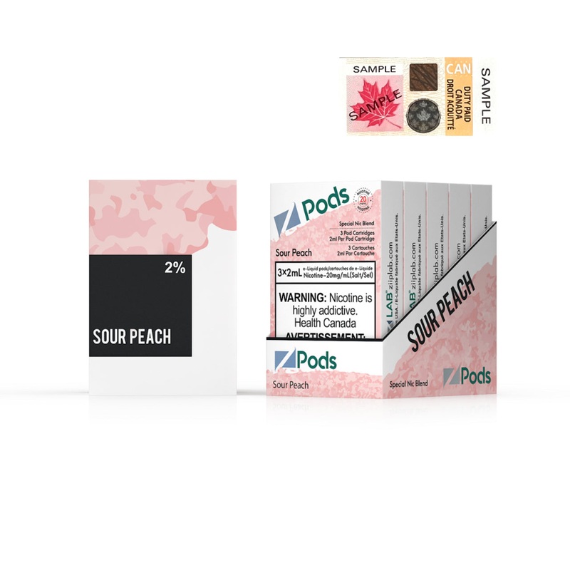 Zpods STLTH Compatible – Sour Peach