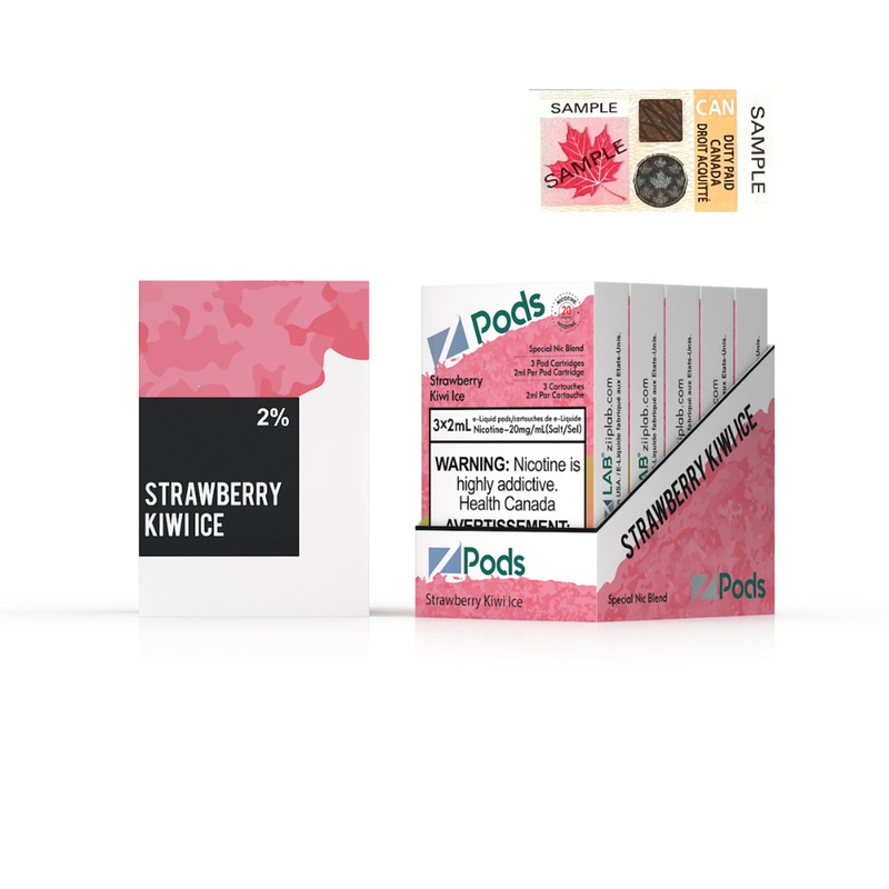Zpods STLTH Compatible – Strawberry Kiwi Ice