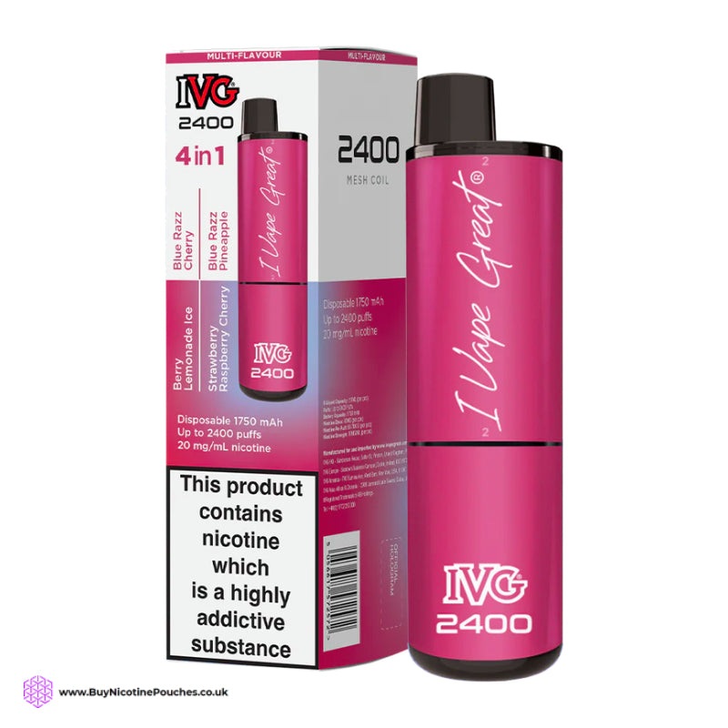Berry Edition 2400 Disposable Vape by IVG