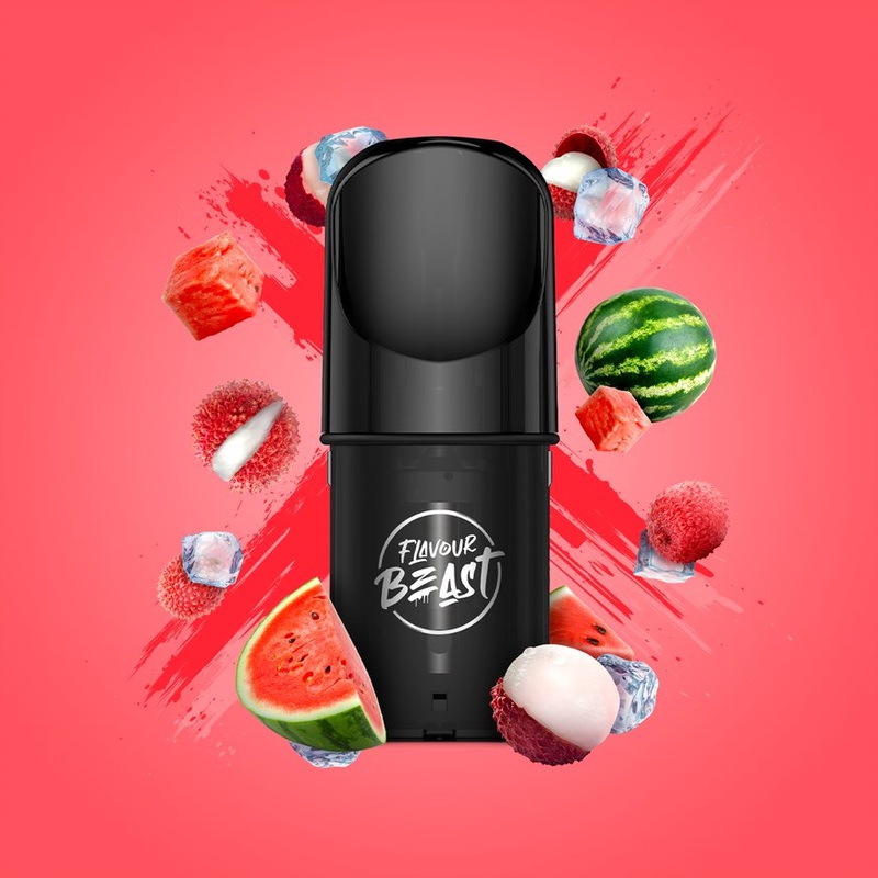 Flavour Beast Pods – STLTH Compatible – Lit Lychee Watermelon Iced