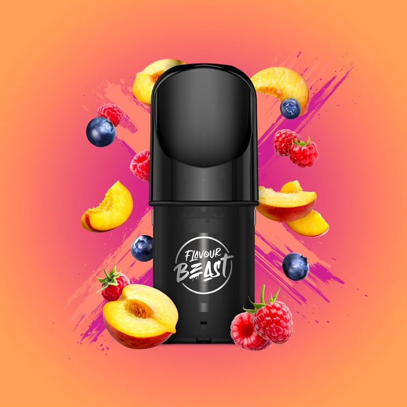 Flavour Beast Pods – STLTH Compatible – Packin’ Peach Berry