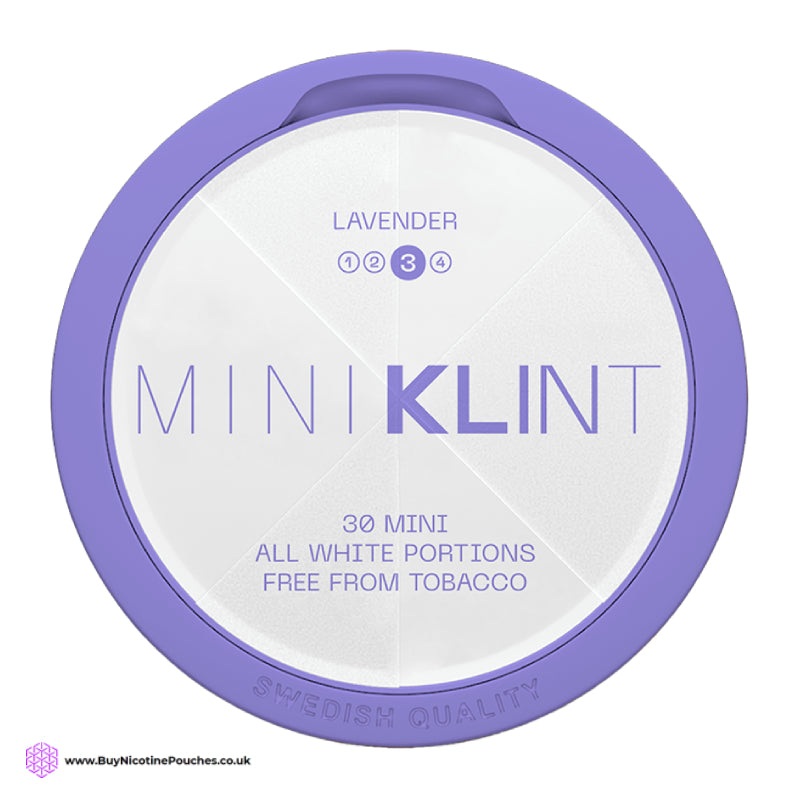 Lavender Mini Nicotine Pouches by Klint