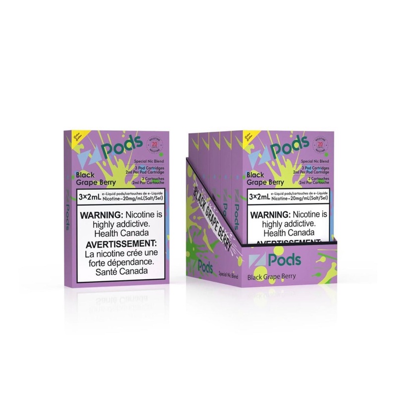 Z pods STLTH Compatible – Black Grape Berry