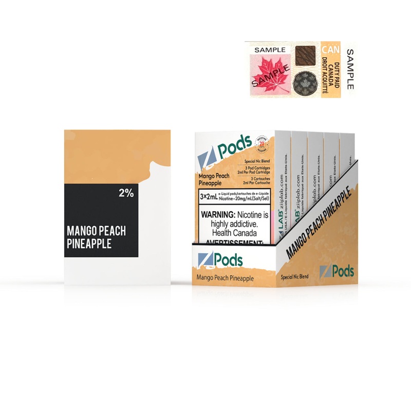 Zpods Stlth Compatible – Mango Peach Pineapple