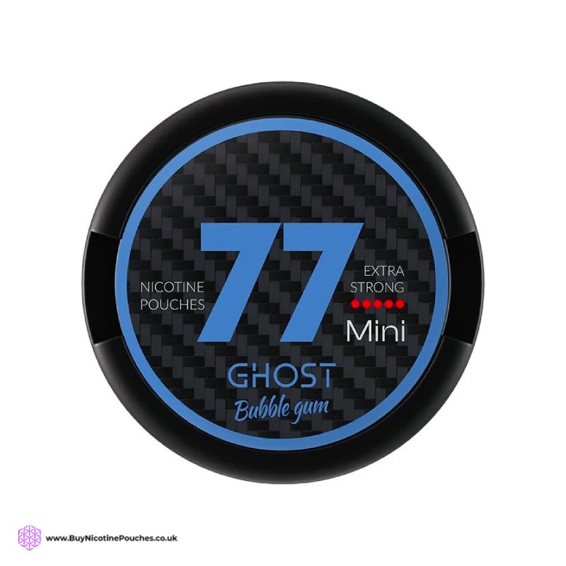 77  Ghost Bubble Gum Mini Nicotine Pouches
