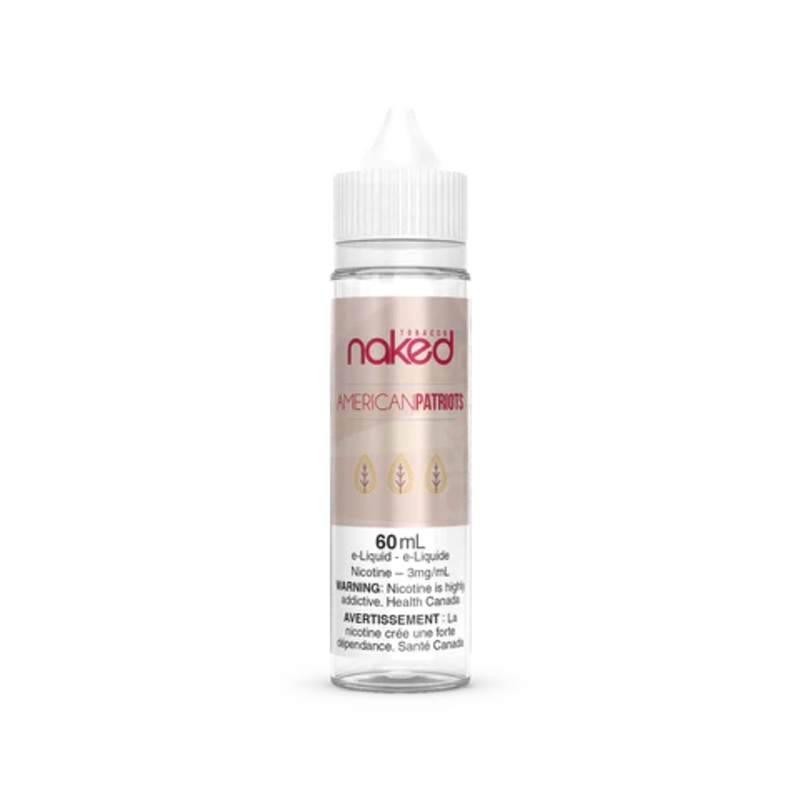 American Patriot Tobacco – Naked 100 – E-Liquid – 60 ML