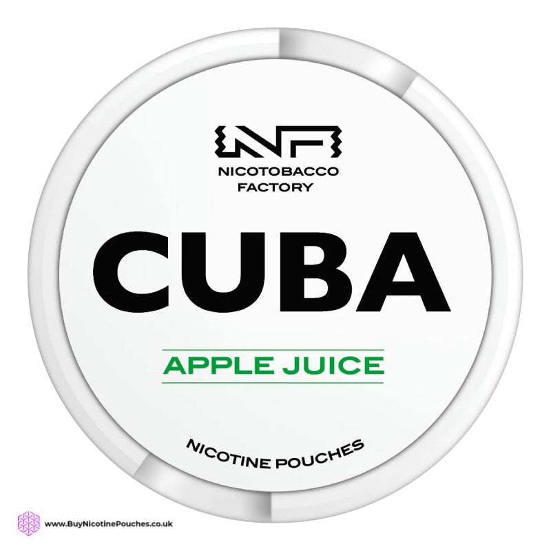 Apple Juice White Nicotine Pouches by Cuba