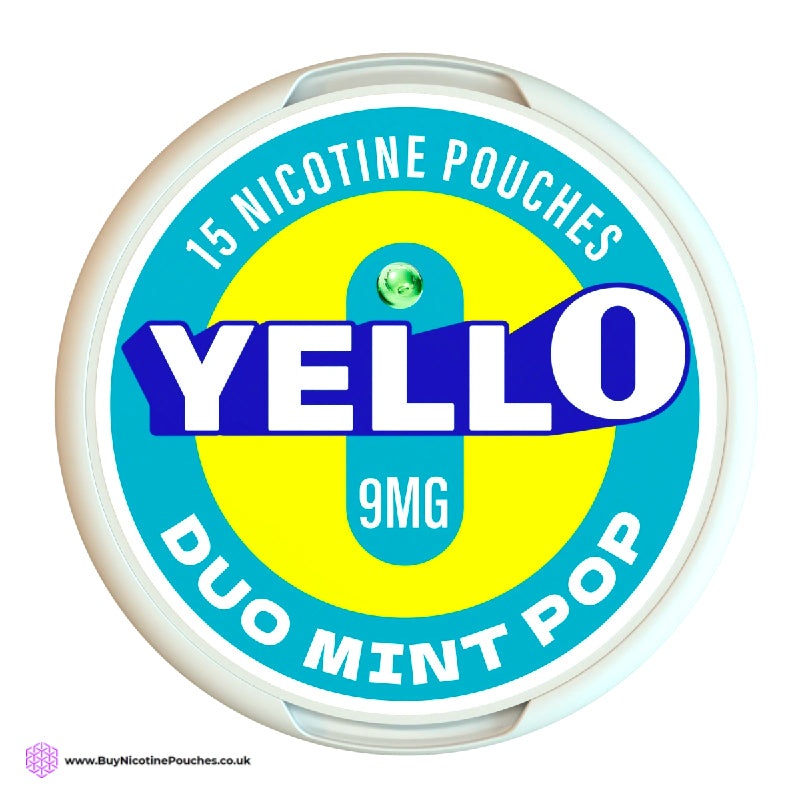 Duo Mint Pop Nicotine Pouches by Yello