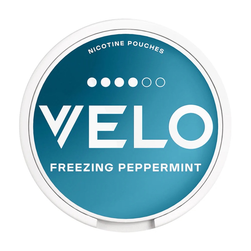 Freezing Peppermint Nicotine Pouches by Velo
