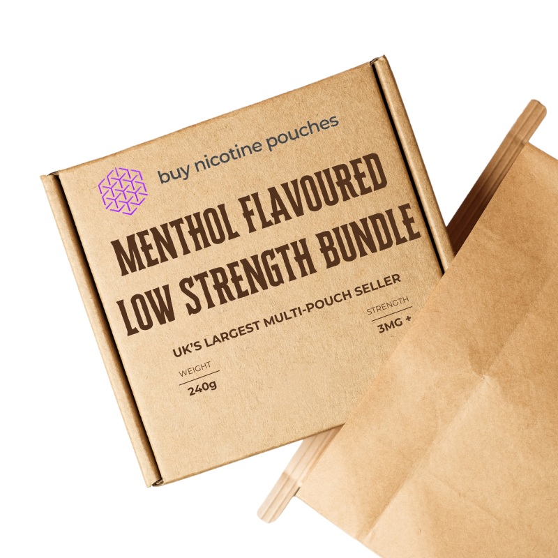 Menthol Flavoured Low – Medium Nicotine Pouches Bundle