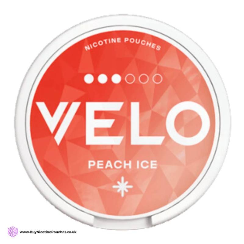Peach Ice Nicotine Pouches by Velo