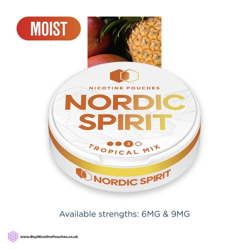 Tropical Mix Nicotine Pouches by Nordic Spirit