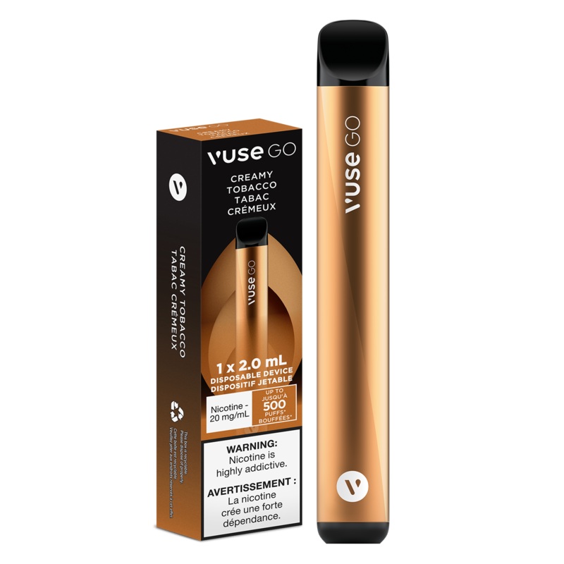 VUSE Disposable Vape – VUSE GO Disposable – Creamy Tobacco