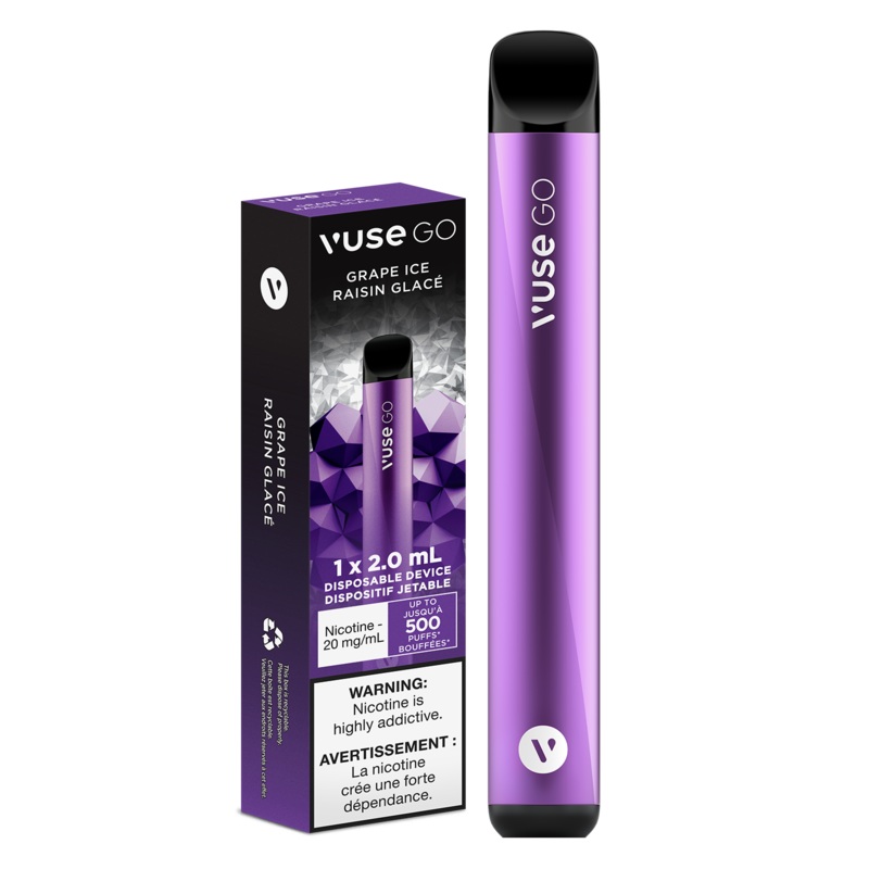 VUSE Disposable Vape – VUSE GO Disposable – Grape Ice
