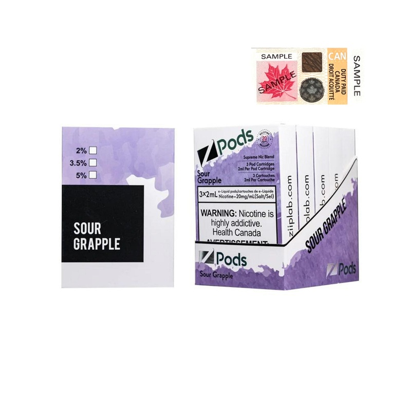 Z pods STLTH Compatible –  Sour Grapple