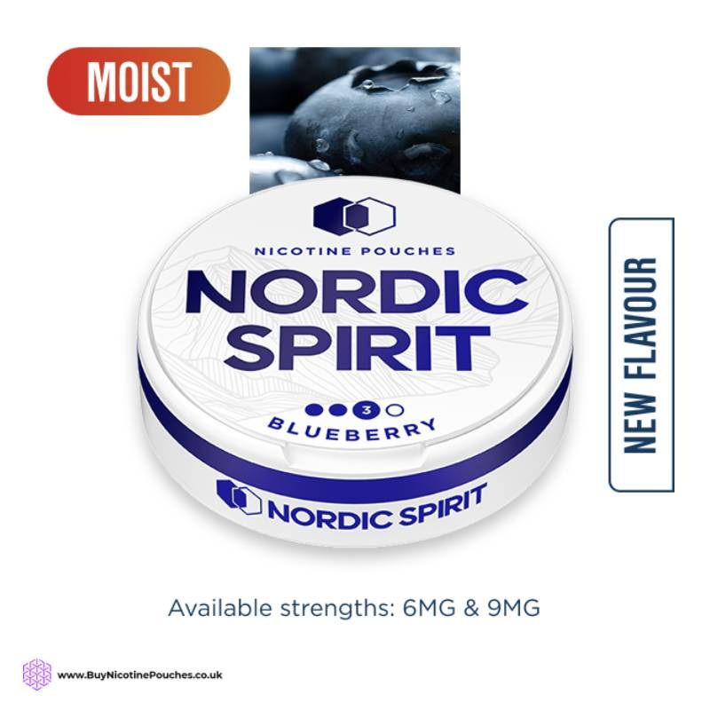 Blueberry Nicotine Pouches by Nordic Spirit