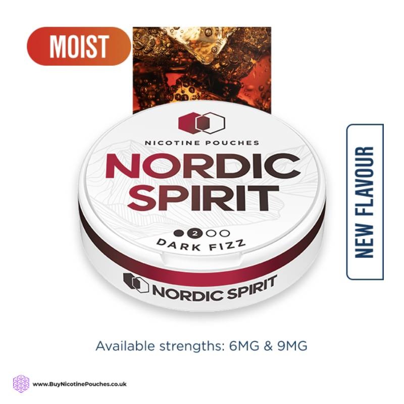 Dark Fizz Nicotine Pouches by Nordic Spirit