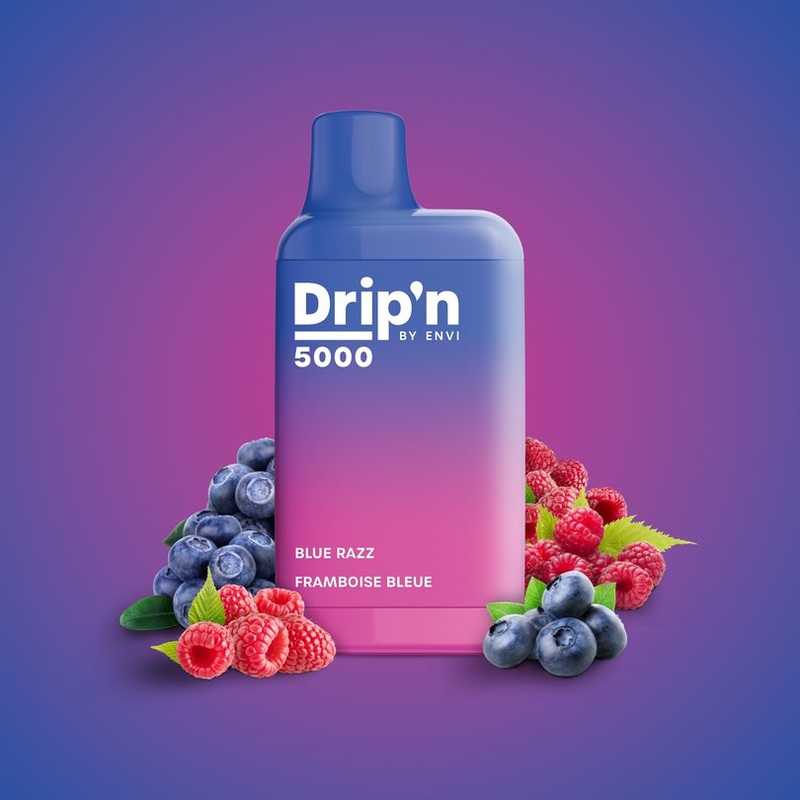 Drip’n by Envi Blue Razz Disposable Vape