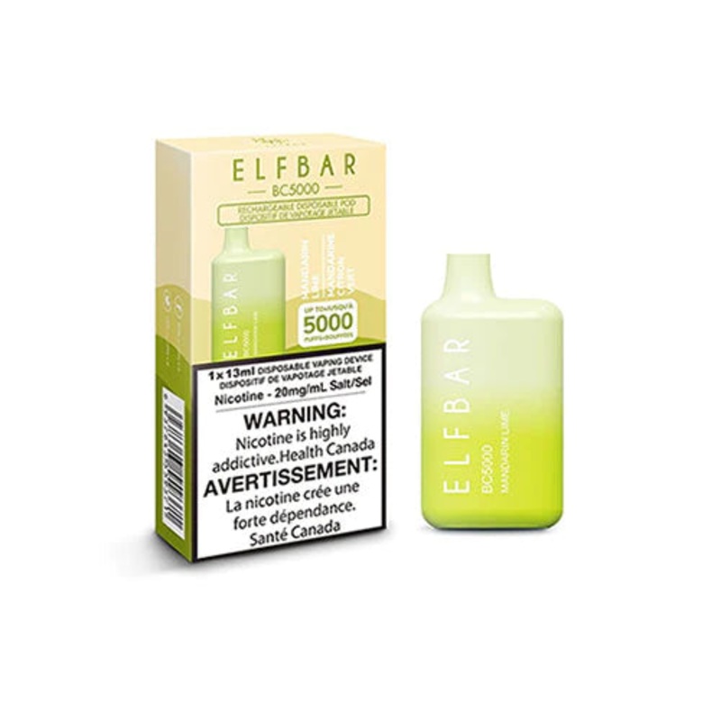 ELF BAR BC5000 Disposable Vape – Mandarin Lime