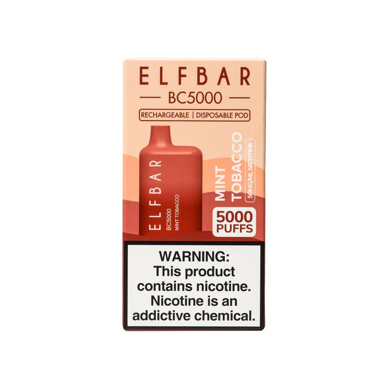 ELF BAR BC5000 Disposable Vape – Mint Tobacco