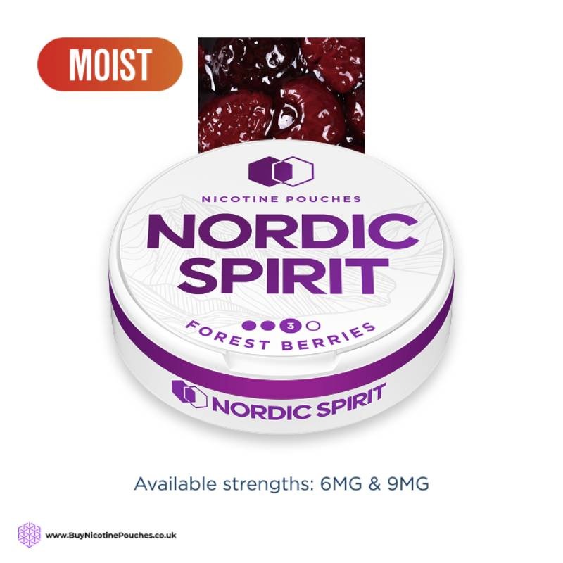 Forest Berries Nicotine Pouches by Nordic Spirit
