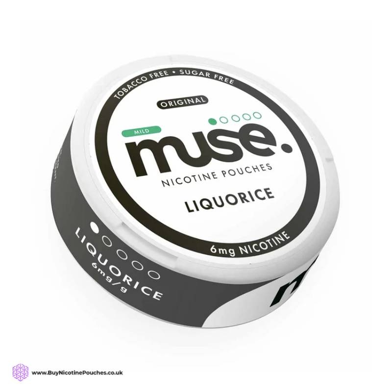 Liquorice Pouches by Muse|6MG|12MG|18MG|24MG