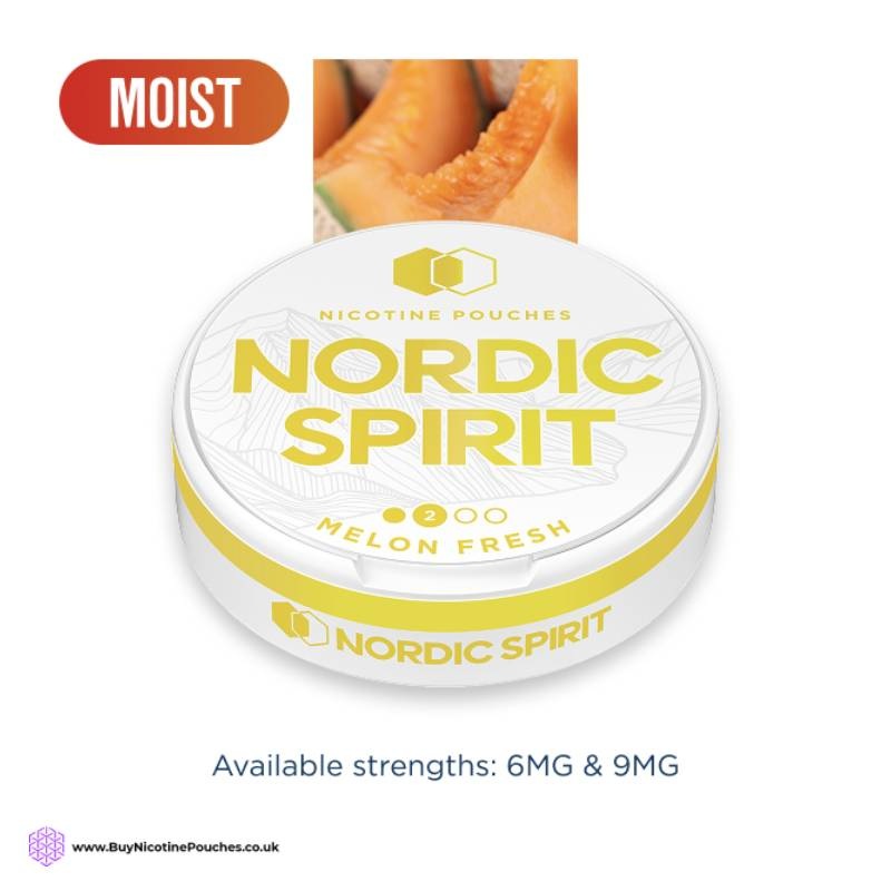 Melon Fresh Nicotine Pouches by Nordic Spirit
