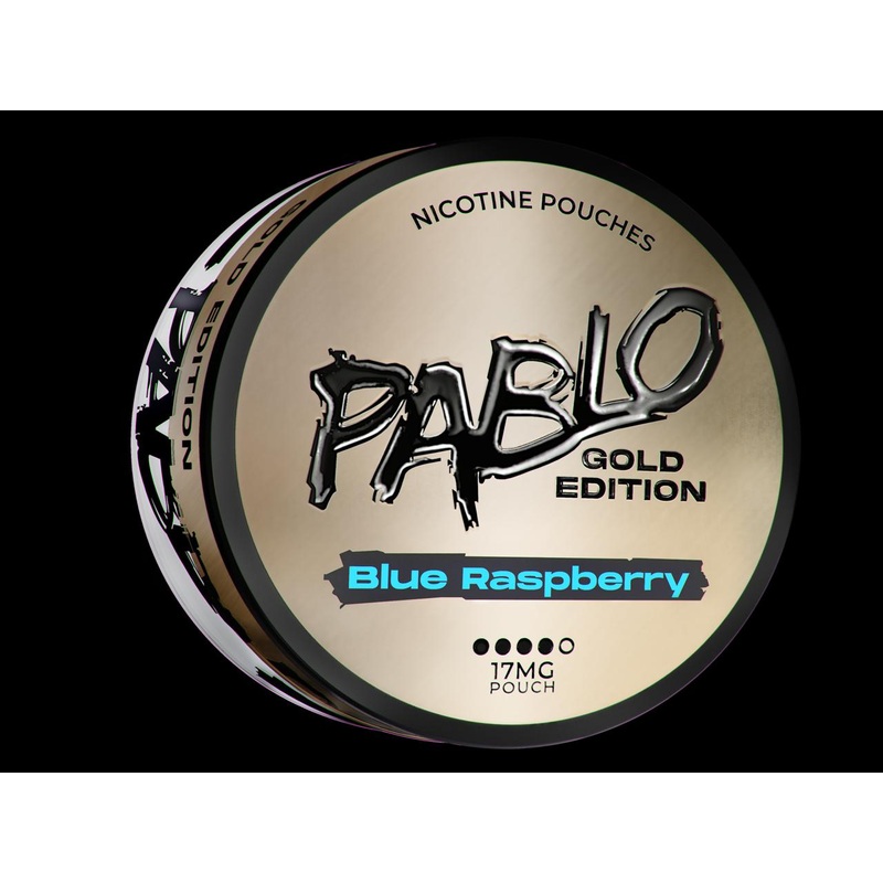 Pablo Blue Raspberry Gold Edition Nicotine Pouches